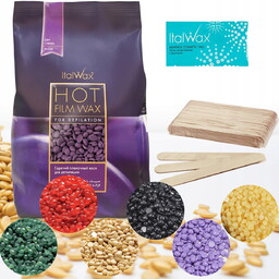Zestaw do depilacji ItalWax wosk twardy 1kg (do