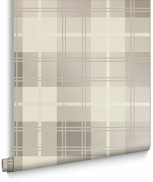 Tapeta dekoracyjna Graham&Brown Balance TARTAN NATURAL 104724