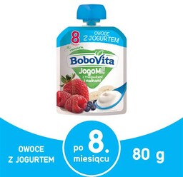 BoboVita Mus JogoMi! truskawka malina, 80g