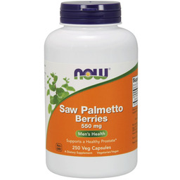 NOW Saw Palmetto Berries 550mg 250vegcaps