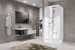 Novellini Glax 2 2.0 kabina z hydromasażem 80x80