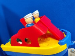 Vikingtoys: Statek- Prom + 2 figurki + 2auta