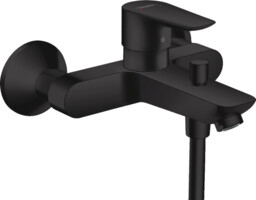 Hansgrohe Talis E bateria wannowo-prysznicowa ścienna czarny matowy