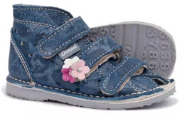 Daniel buciki kapcie sandały profilaktyczne dziewczęce z obcasem