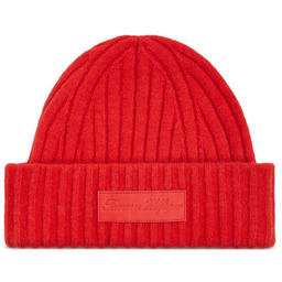 Czapka Tommy Hilfiger Tommy Twist Beanie AW0AW15325 Pomarańczowy