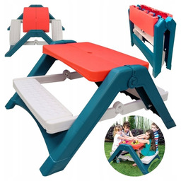 PALPLAY STOLIK DLA DZIECKA OGRODOWY DLA DZIECI 4-OSOBOWY
