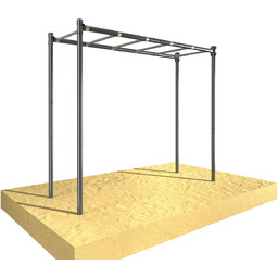 UNDERFIT Drążek ogrodowy drabinka gimnastyczna pozioma OCYNK Street