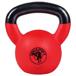 8 kg Kettlebell gumowany żeliwny Gorilla Sports