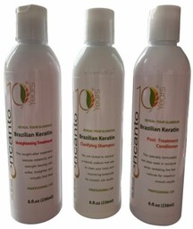 Encanto Zestaw do Keratynowego Prostowania Włosów 3x236ml