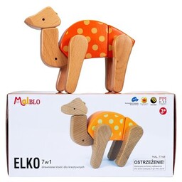 MALBLO Klocki drewniane Eco Elko 7w1 MAL7748