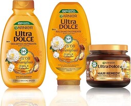 Garnier Ultra słodka rutyna uzupełnia wspaniałe oleje, szampon