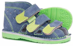 Daniel kapcie sandałki profilaktyczne dla dzieci z obcasem