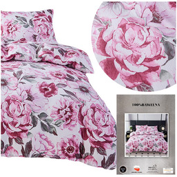 Pościel 140 x 200 2cz Flanela Bawełna Ann