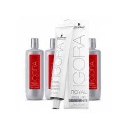 Schwarzkopf Igora Royal Silver Whites, gotowy zestaw: farba