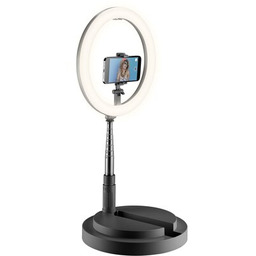 CELLULARLINE Lampa pierścieniowa Selfie Ring Compact Czarny