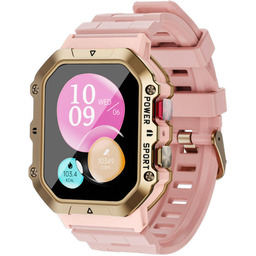 SmartWatch Rubicon RNCF28 różowy silikon BT Call