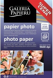 GALERIA PAPIERU Papier fotograficzny Semi Gloss 10x15 200g/m2