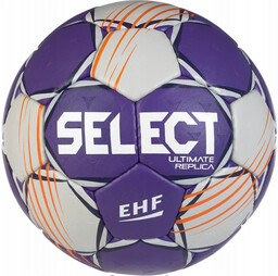 Piłka ręczna Select Ultimate Replica EHF fioletowo-biała