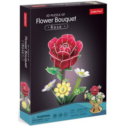 CUBIC FUN Puzzle 3D Flower Bouquet Róże W3301H