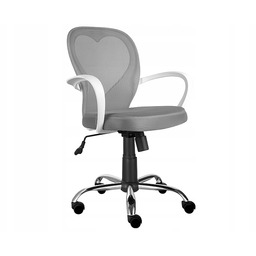 Fotel obrotowy biurowy Daisy szary krzesło Sig