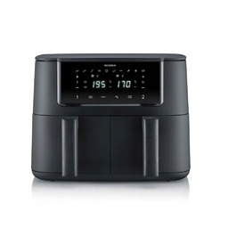 Frytkownica Airfryer Air Fryer Beztłuszczowa 2x3,8L 2600W Severin