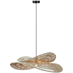 Rattanowa lampa wisząca Raya naturalna 1xE27 LP-2704/1P NT