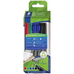 Foliopis Lumocolor Eco Line 0,6 Mm 6 Sztuk