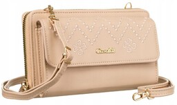 Damski portfel ze skóry ekologicznej Cavaldi M-13