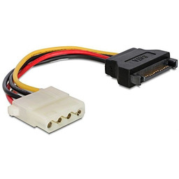 Gembird Kabel SATA zasilający(M)->Molex(M) 15cm