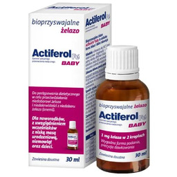 Actiferol Fe Baby Zawiesina doustna, 30 ml ->
