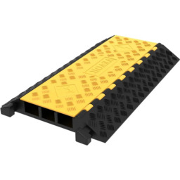 Gumowa rampa ochronna na kable, 3 kanały, 94,5x50x8