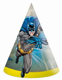 Czapeczki urodzinowe Batman - 6 szt.