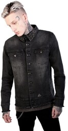 kurtka DISTURBIA - TRASH DENIM, jeansowa-XL