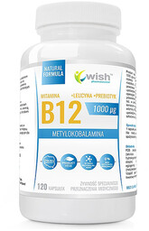 WISH Witamina B12 1000mcg 120caps