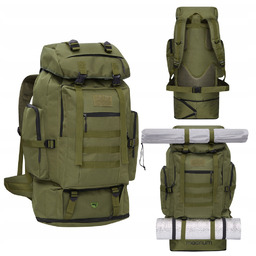 Plecak Wojskowy Taktyczny Turystyczny W Góry Sportowy Zielony