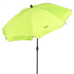 AKTIVE Duży parasol plażowy, 200 cm, zielony, stalowy
