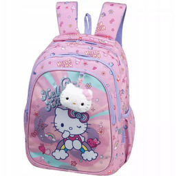 Plecak szkolny wielokomorowy Hello Kitty CoolPack różowy, wielokolorowy