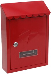 kippen 10005BR skrzynka pocztowa model Iron, kolor czerwony,