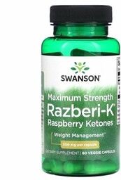 SWANSON Maximum Strength Razberi-K - Raspberry Ketones 500