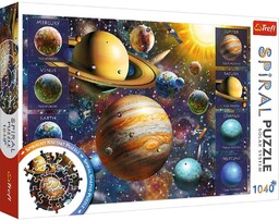 Trefl PUZZLE 1040 SPIRAL UKłAD SłONECZNY TREFL