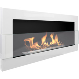 Biokominek 900 x 400 mm biały połysk