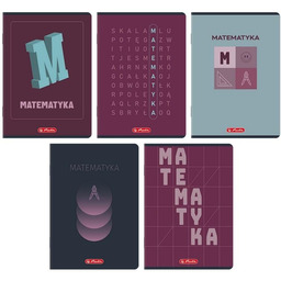 Zeszyt A5 w kratkę 60 kartek Matematyka Herlitz