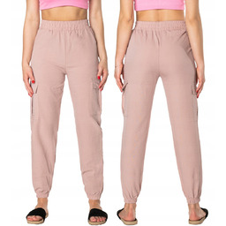 Cienkie Spodnie Damskie Alladynki Lato 83743-2 S/M