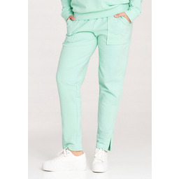 Spodnie bawelniane damskie - spodnie damskie zielone M1035