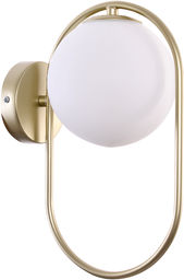 Candellux CORDEL 21-73440 kinkiet lampa ścienna ring mosiądz