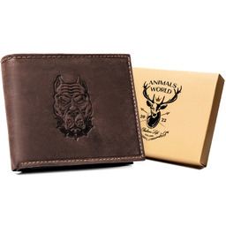 Portfel Always Wild N992-CHM-DOG c. brązowy