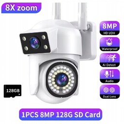 Kamera Wifi zewnętrzna O-kam Pro Podwójny Obiektyw Dwie