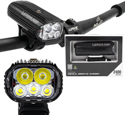 Lezyne Lampka przednia Mega Drive 2400+, 2400 lumenów,