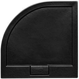 BESCO Brodzik półokrągły AXIM ULTRASLIM STONE EFFENCT 90x90x4,5