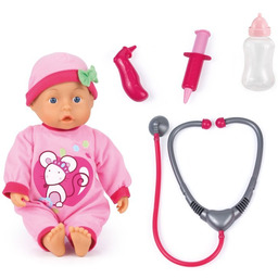 Bayer, Lalka Doctor set Doktor 33cm, zestaw, 93378AA